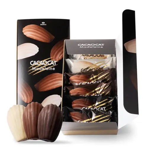 日本??北海道純奶油巧克力馬德蓮 6入