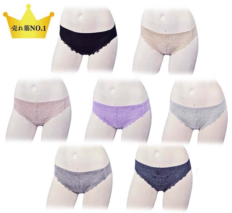 日本SANEI Fit優雅蕾絲花柄內褲(#17038)