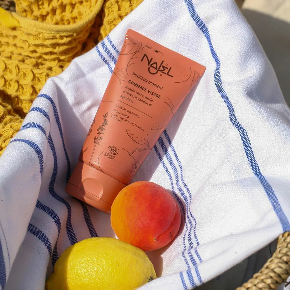 法國NAJEL 有機溫和去角質潔顏膏 75ml