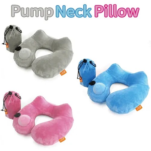 524242日本??便攜式自動充氣枕