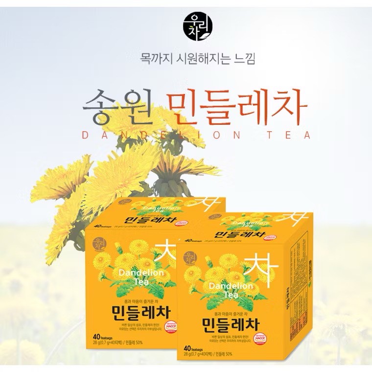 【韓國 Songwon】天然蒲公英茶 40包入