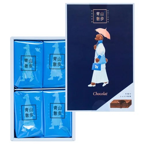 日本?? 青山散步巧克力蛋糕4入