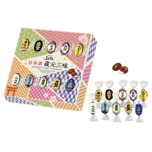 日本??日本酒巧克力 藏元三昧10顆裝