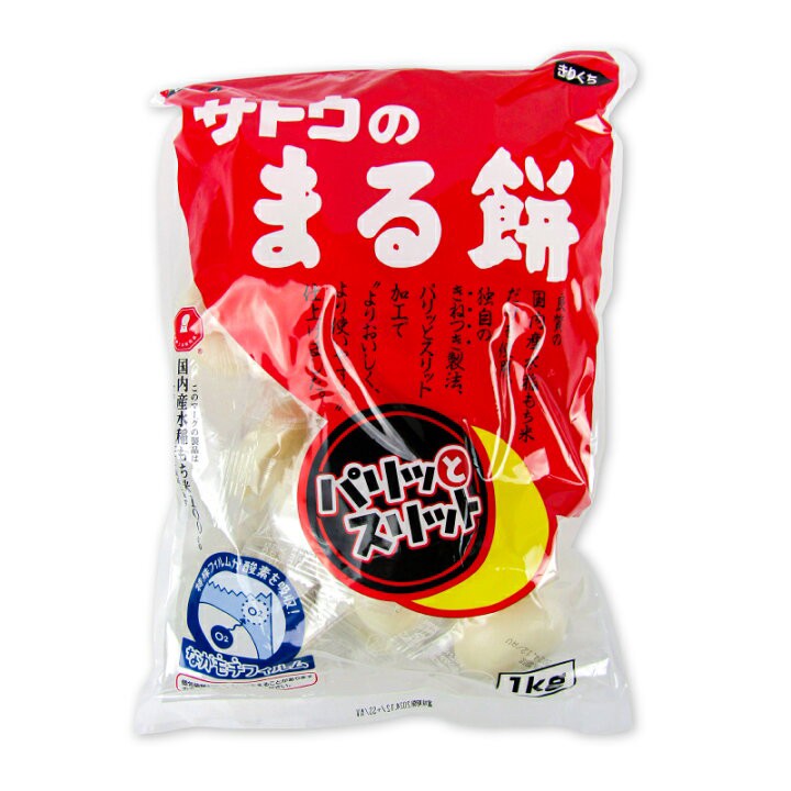 日本??佐藤丸餅 - 日式經典圓形年糕（1kg）