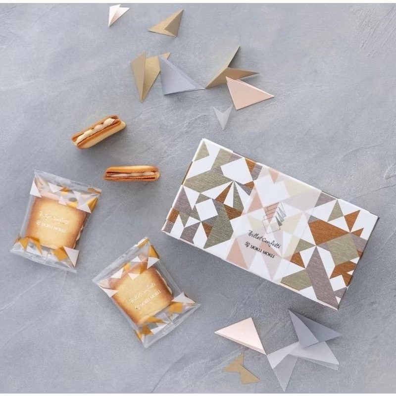 日本🇯🇵YOKU MOKU 奶油夾心四層餅乾 五彩禮盒（12入）