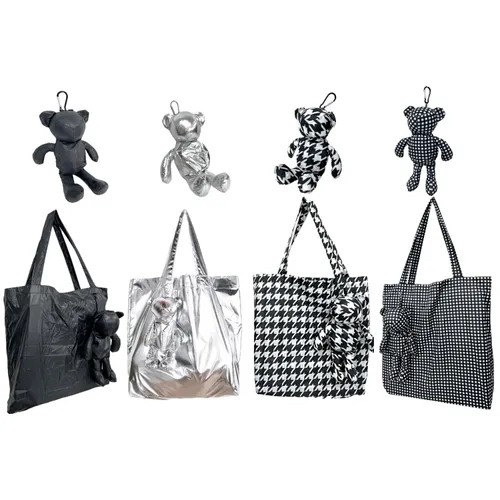 570163日本🇯🇵萌趣熊造型背包吊飾收納環保袋