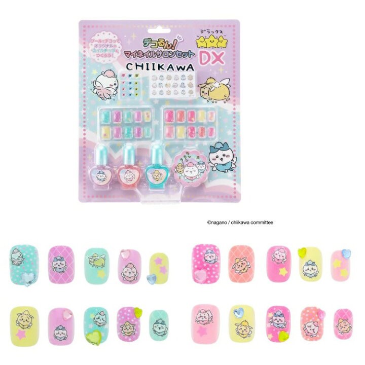 日本??吉伊卡哇ちいかわ デコるん！マイネイルサロンセット DX（妖精）美甲沙龍套裝