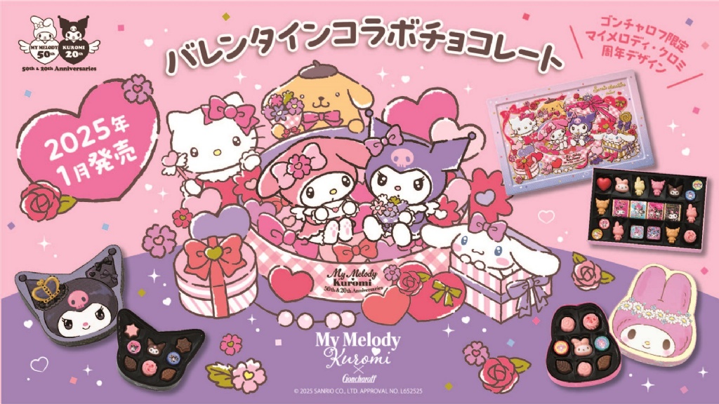 日本??三麗鷗聯名情人節巧克力禮盒
