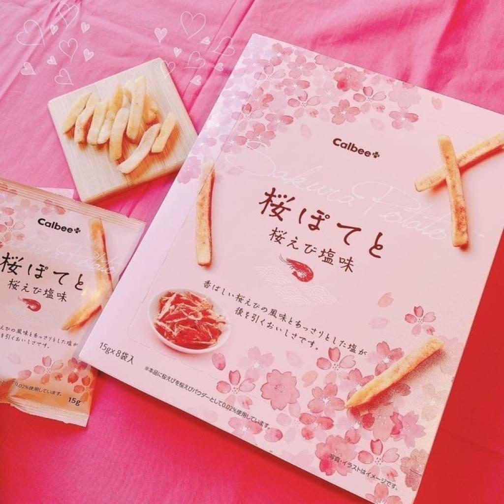 日本??Calbee Plus限定櫻花薯條