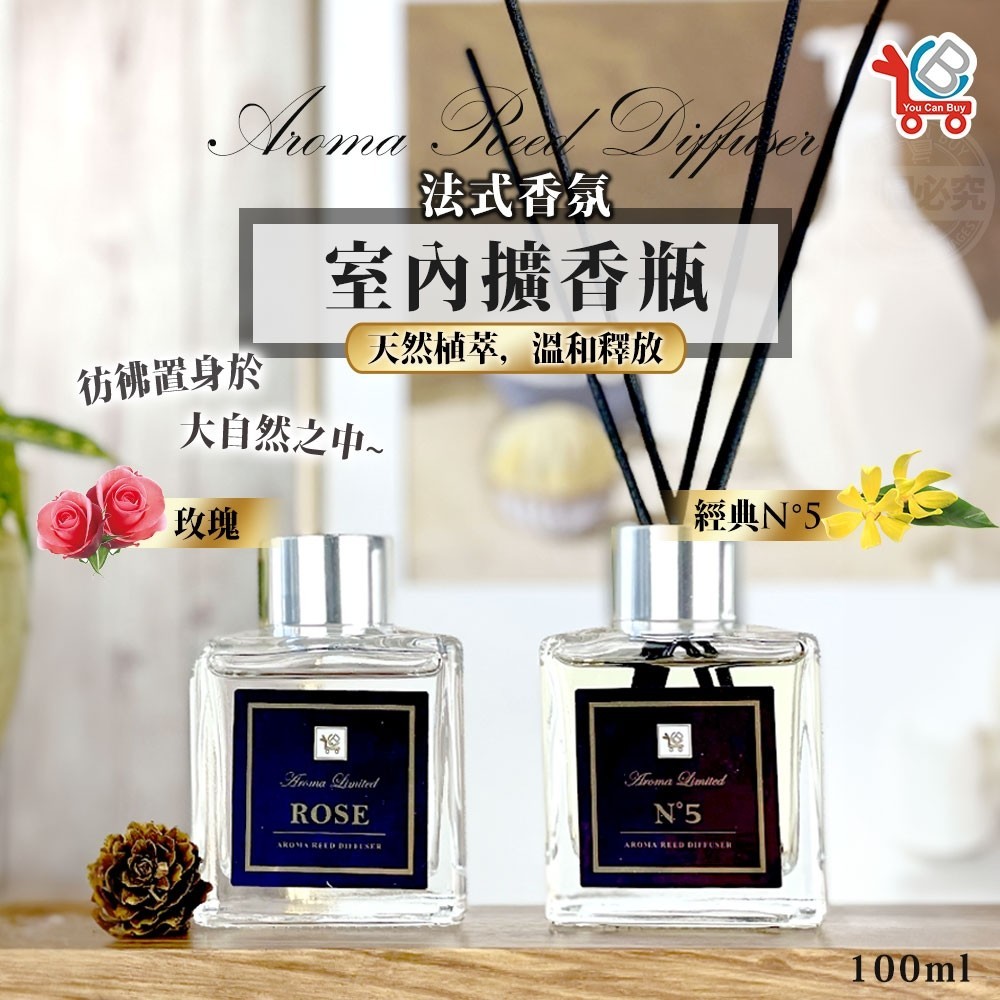 台灣製造 法式香氛室內擴香瓶100ml