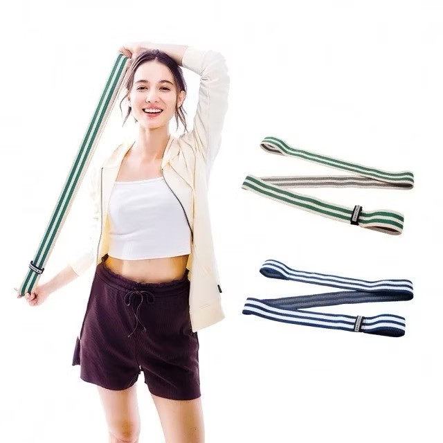 日本?? 編織健身彈力帶160cm(瑜珈帶)