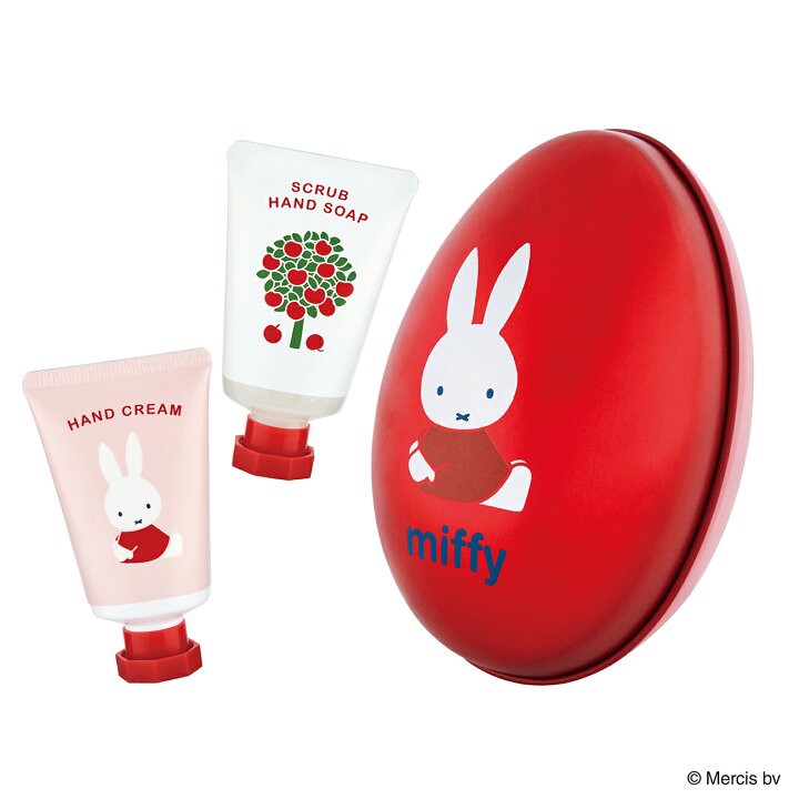 030288日本🇯🇵miffy蛋形限定手部護理禮盒｜蘋果香氛滋養組