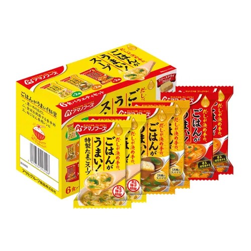 937830日本??「Amano Foods Theうまみ」極致美味飯友湯品6包組