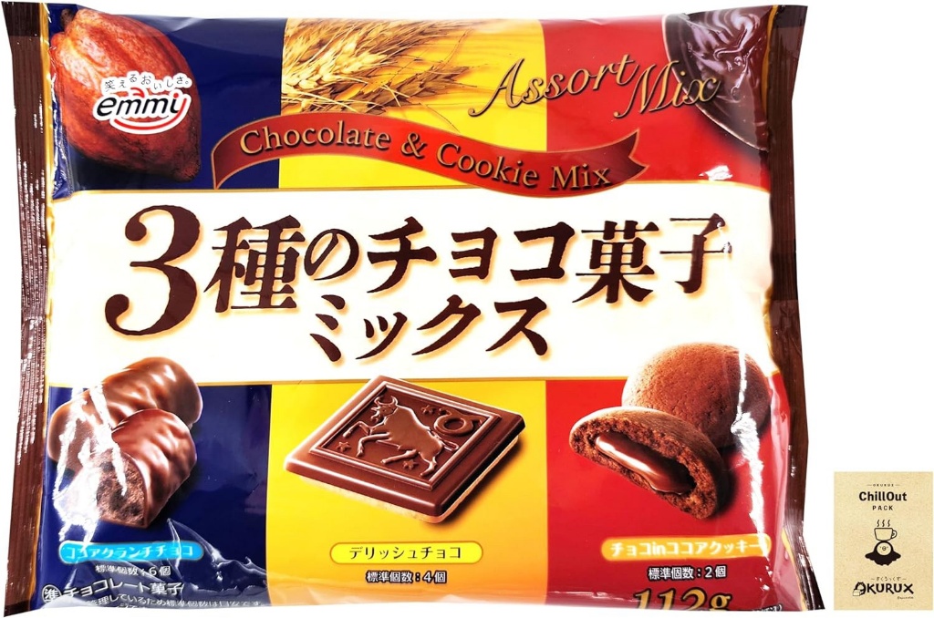日本??三重巧克力甜點綜合包112g