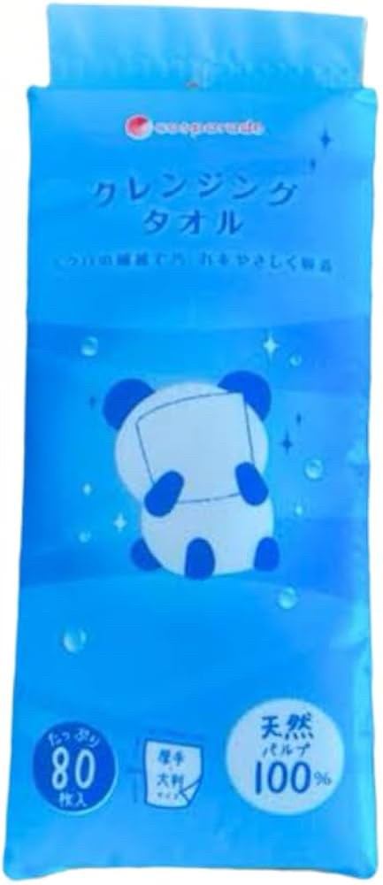 日本??天然木漿柔膚卸妝巾（80片入）