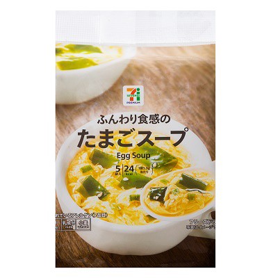 日本??7-11日式滑嫩蛋花湯（即食包裝）5入