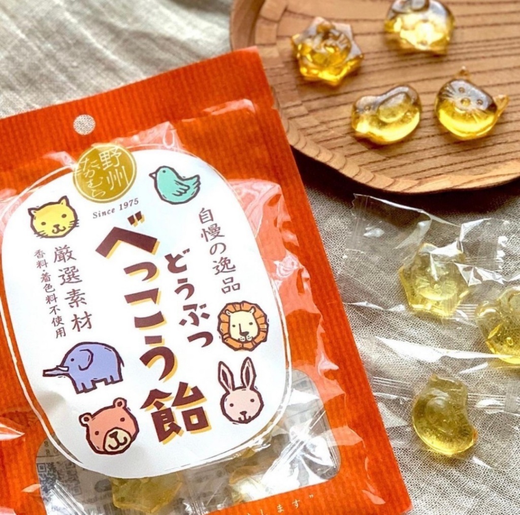 日本??動物造型傳統琥珀糖（野洲限定版）65g