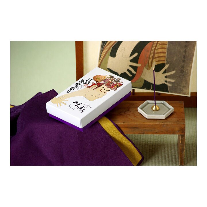 日本??大河線香 江戶浮世線香 麝香&玫瑰木