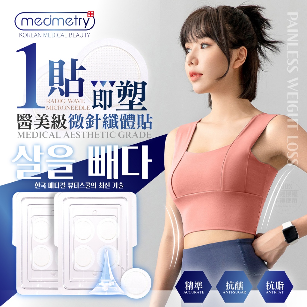 Medimetry 醫美級微針纖體貼(8貼/盒)