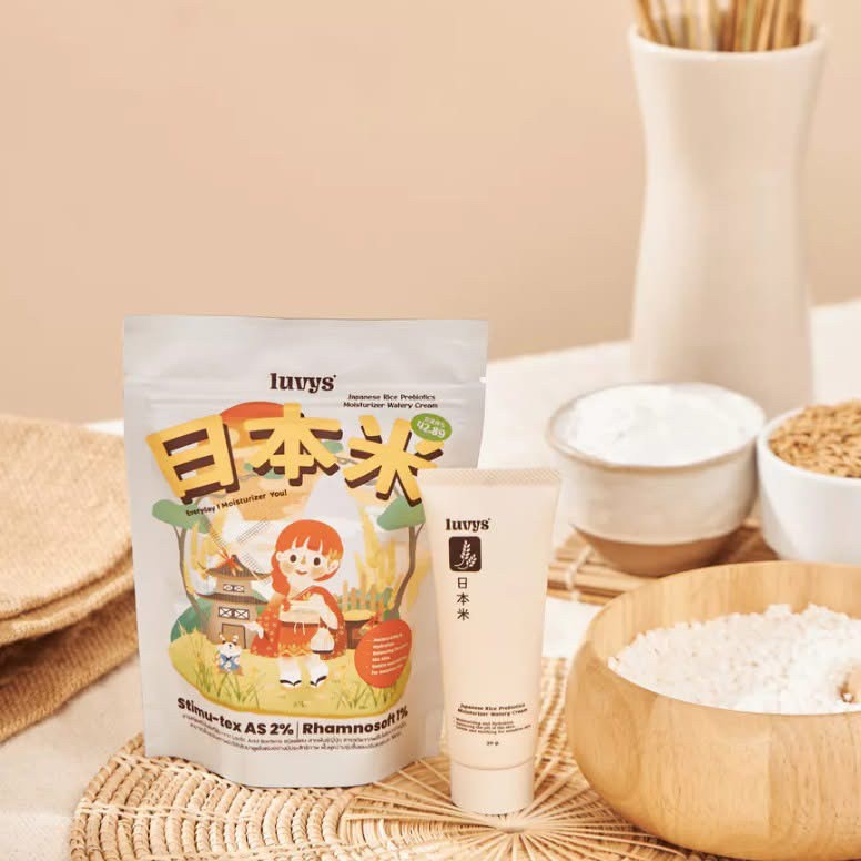 泰國🇹🇭🌾 LUVYS 日本米益生元保濕霜 30G 🌾