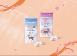 泰國限定??星巴克莓果桃子薄荷糖