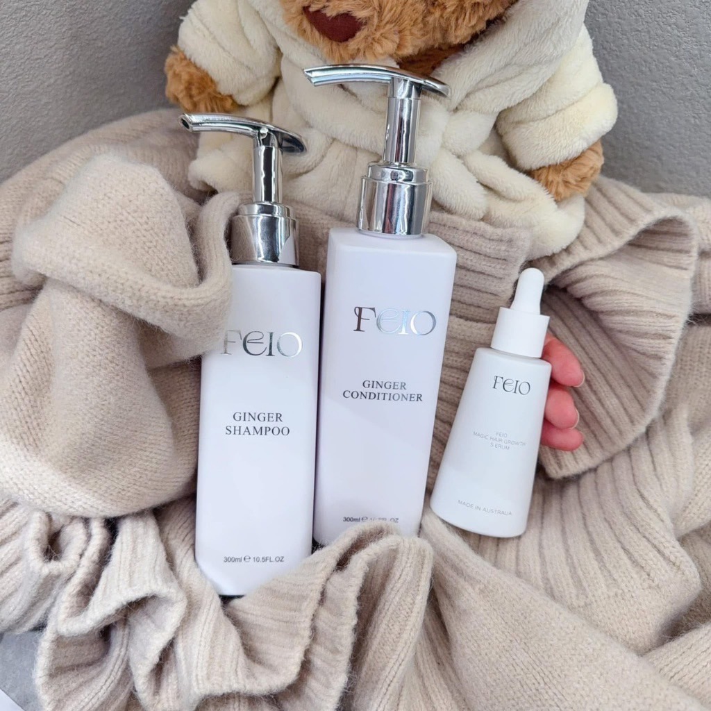 【澳洲輕奢??FEIO EX防落髮洗護三部曲(洗髮300ml+護髮300ml 再加贈生髮精華60ml)】