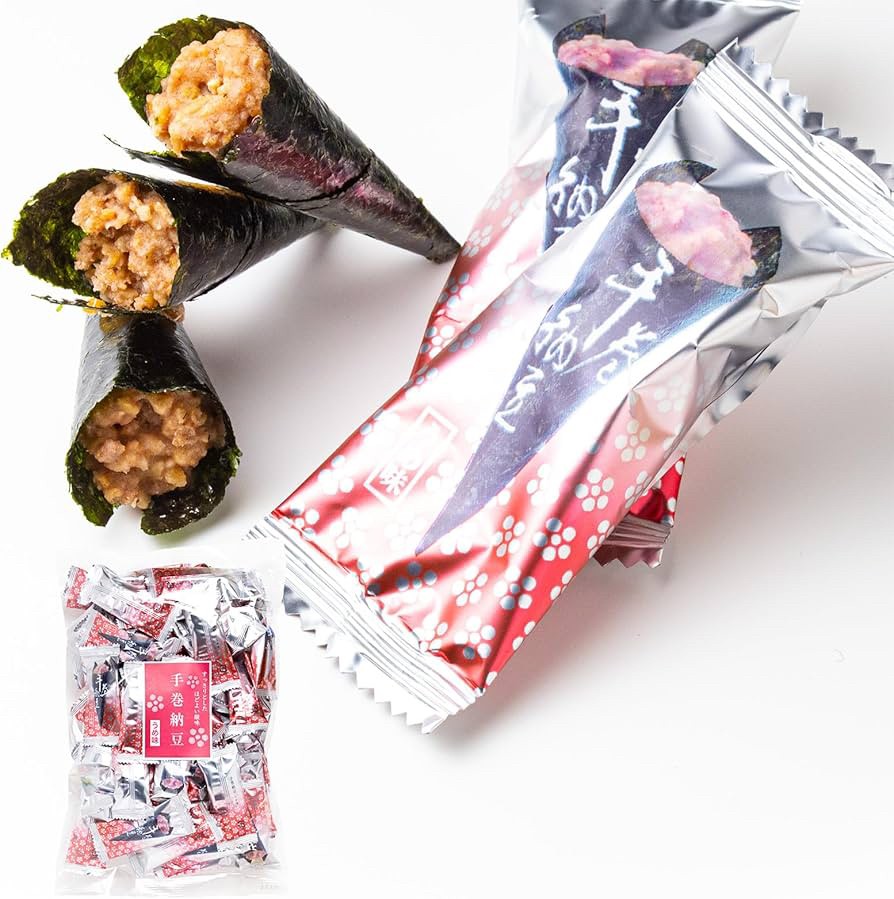 日本??手卷納豆梅味脆片250g