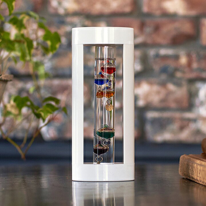 日本??白色夢幻浮標溫度計