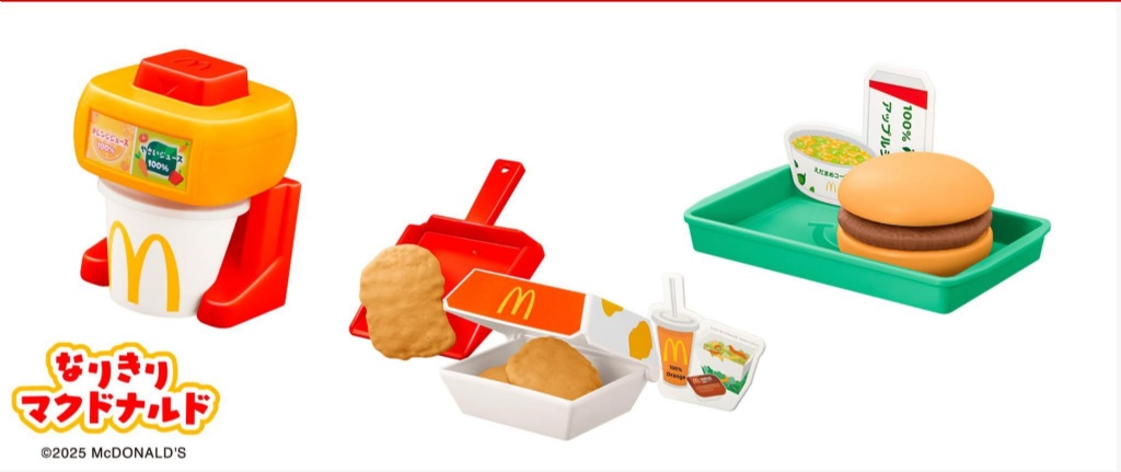 日本??麥當勞快樂餐角色扮演玩具組