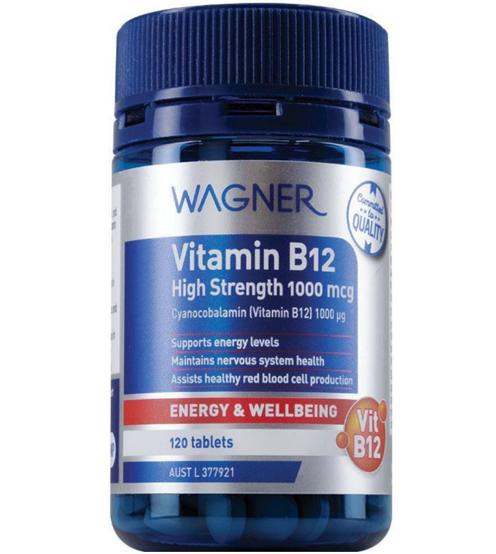 澳洲 Wagner 1000mcg 維生素B12 120錠