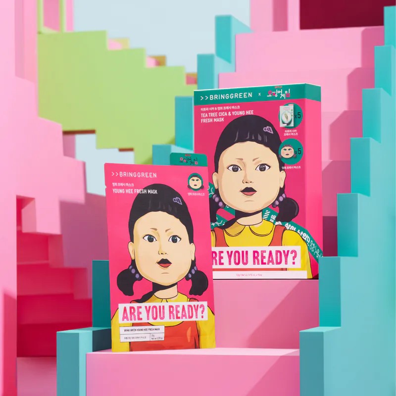 韓國??【OLIVE YOUNG x NETFLIX《魷魚遊戲2》限定聯名】面膜