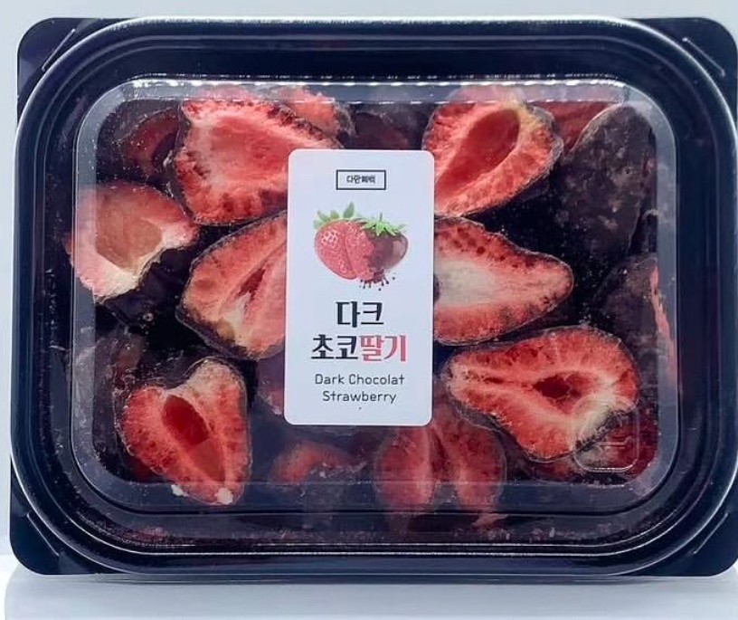 🇰🇷韓國廣藏市場熱銷！爆好吃「草莓脆」150g 🍓🍫