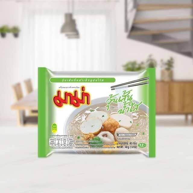 🍜 泰國 MAMA 冬粉速食湯面（魚丸風味） 🥢✨6入