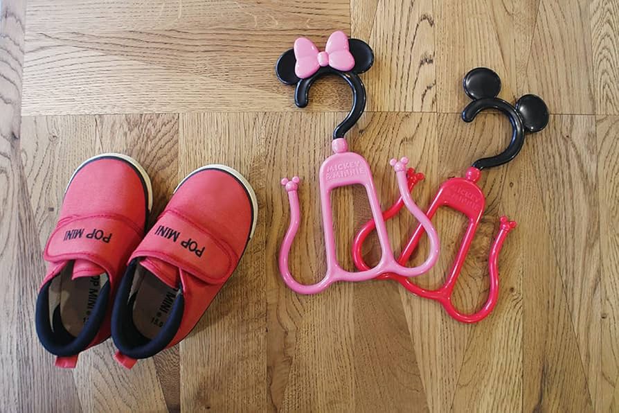日本??迪士尼米奇&米妮兒童鞋掛架