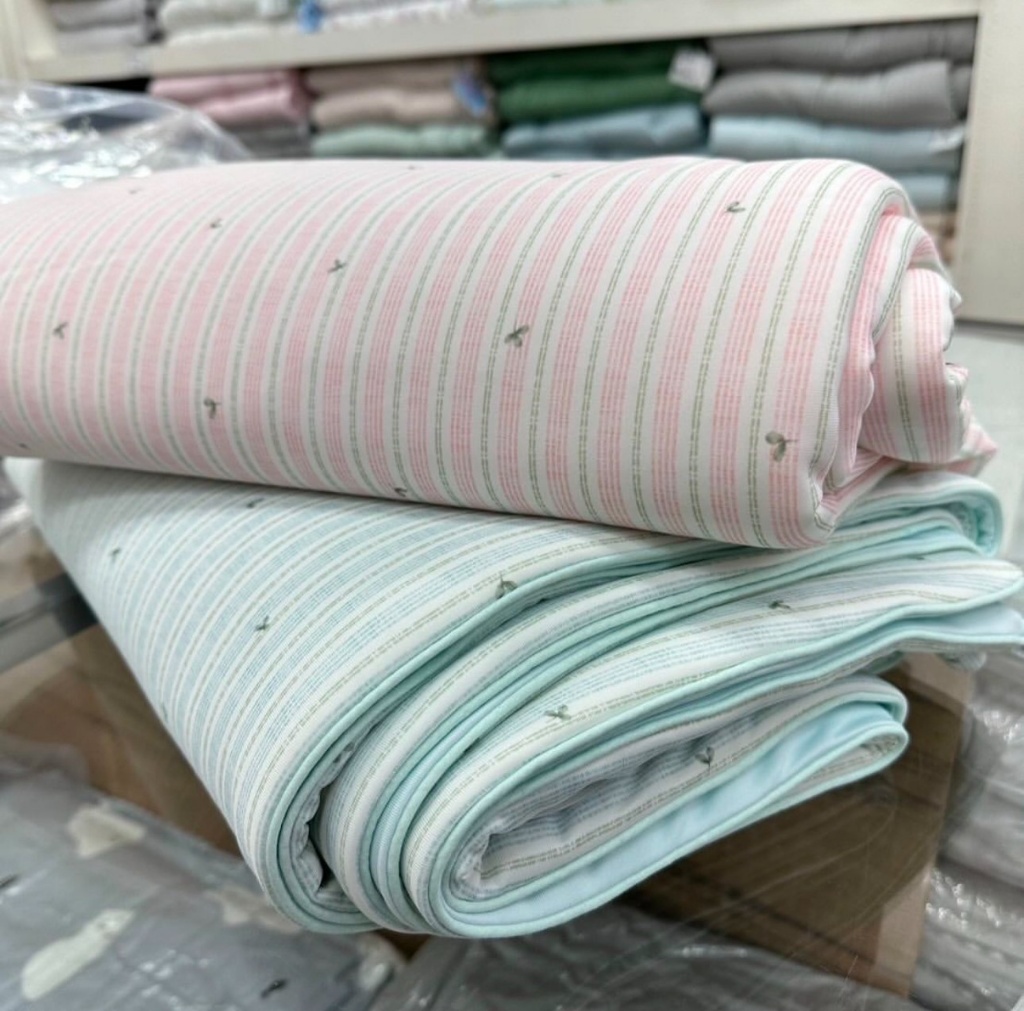 韓國🇰🇷小清新條紋冰冰被