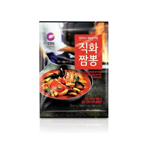 韓國??清淨園 直火海鮮湯粉（辣味炒碼麵湯底）96g