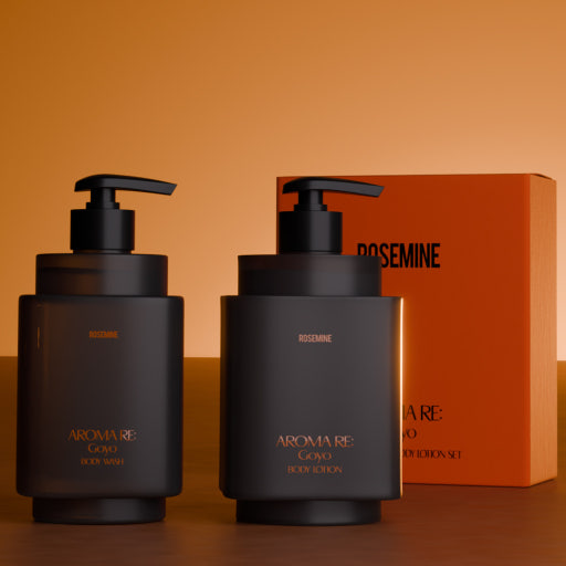 韓國Rosemine秘境花園玫瑰香氛禮盒-沐浴露300ml+身體乳液300ml