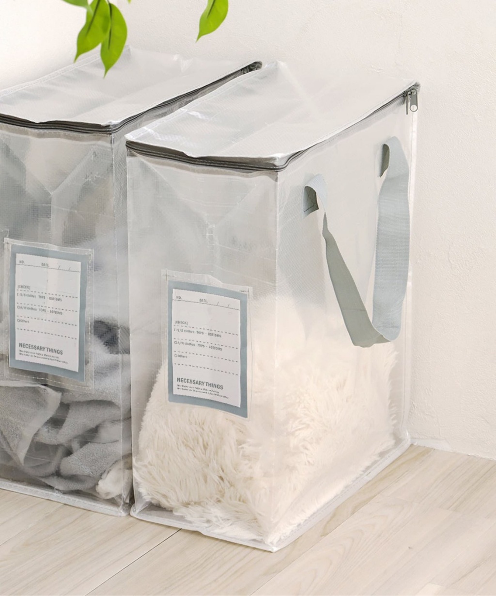 日本🇯🇵透明立體防塵收納袋