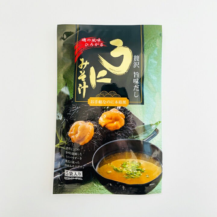 日本廣島風味 海膽味噌湯 5入