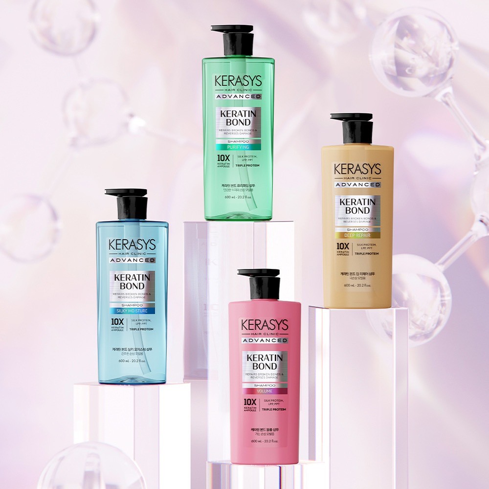 韓國🌟 KERASYS可瑞絲 全效安瓶髮質修護洗髮精系列 600ml​