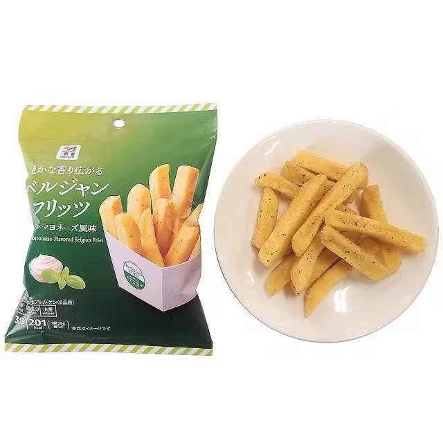 日本🇯🇵7-11限定｜羅勒美乃滋風味比利時薯條「一組2包」
