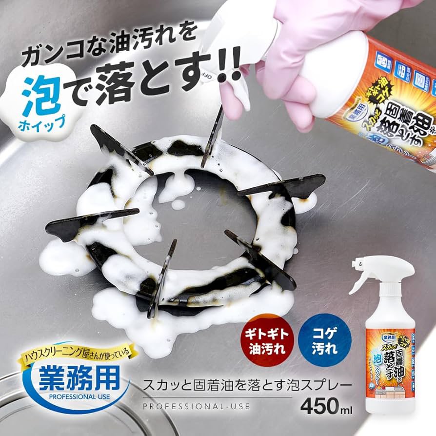 日本🇯🇵AIMEDIA 專業用廚房泡沫去油噴霧450ml