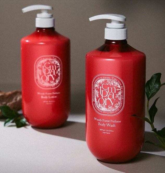 🇰🇷韓國 TEMPORARY 木質香氛沐浴露&潤膚乳 1077ml