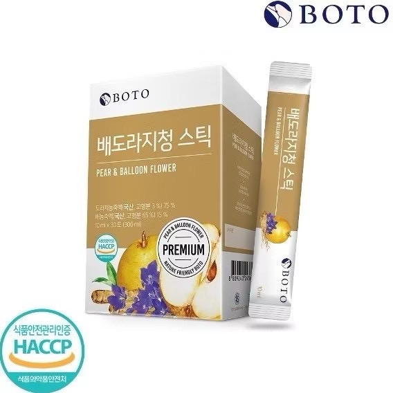 韓國🇰🇷BOTO濃縮桔梗水梨汁10ml*30入