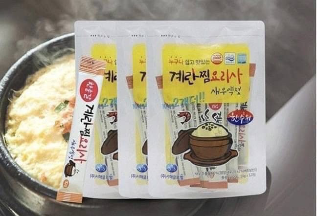 韓國🇰🇷正宗蒸蛋秘方蝦醬蒸蛋醬10g*10入