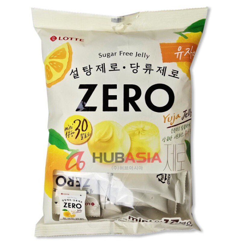 🇰🇷 韓國 樂天 Lotte 零砂糖柚子軟糖 238g 17包入