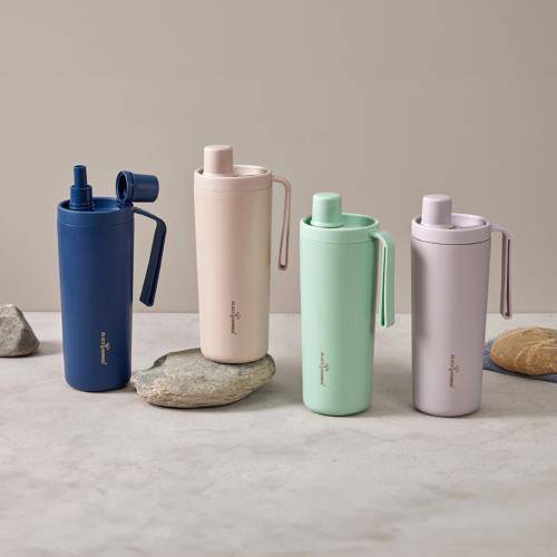 🔥BLACK HAMMER 鈦芯涼保溫保冰吸管杯 860ml🔥