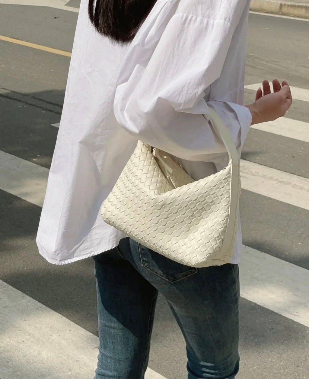 🎉美國🇺🇸 小眾 真皮編織餃子包