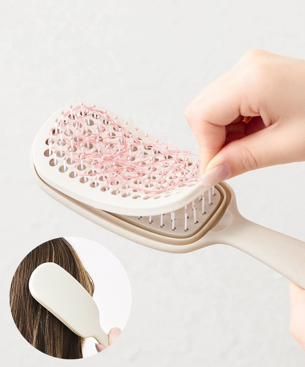 日本🇯🇵and us 好清理分層式美髮梳