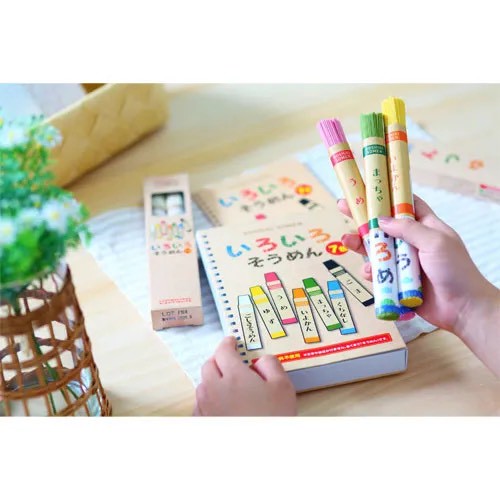 🇯🇵 日本五色手繪風素麵禮盒｜いろいろそうめん